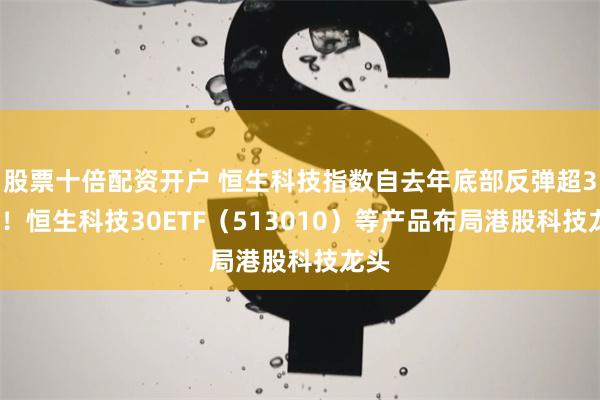 股票十倍配资开户 恒生科技指数自去年底部反弹超30%！恒生科技30ETF（513010）等产品布局港股科技龙头