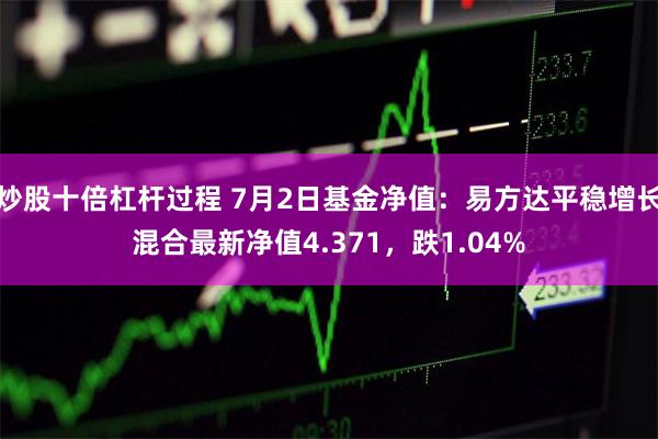 炒股十倍杠杆过程 7月2日基金净值：易方达平稳增长混合最新净值4.371，跌1.04%