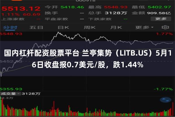 国内杠杆配资股票平台 兰亭集势（LITB.US）5月16日收盘报0.7美元/股，跌1.44%